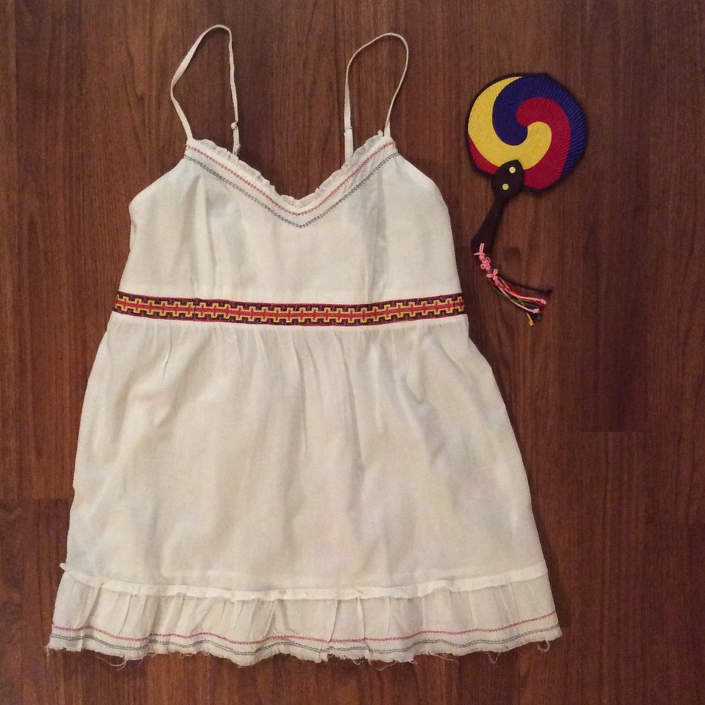 Mossimo.  White cotton top.